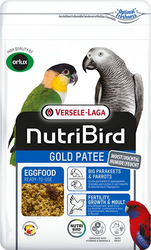 ΑΥΓΟΤΡΟΦΗ ΝΩΠΗ ORLUX GOLD PATEE ΓΙΑ ΠΑΠΑΓΑΛΟΥΣ (250GR) ORLUX