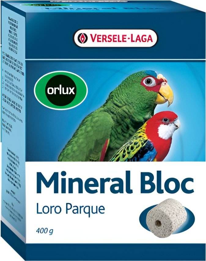 ΠΕΤΡΑ ΑΣΒΕΣΤΙΟΥ ORLUX MINERAL BLOC ΓΙΑ ΜΕΓΑΛΟΥΣ ΠΑΠΑΓΑΛΟΥΣ (400GR) ORLUX