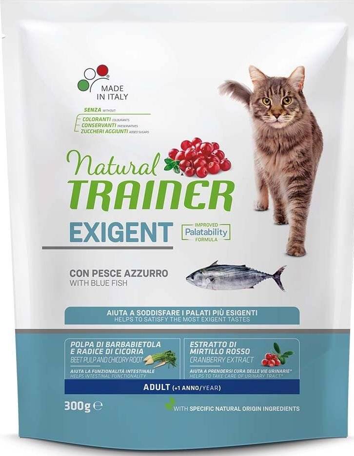 ΤΡΟΦΗ ΓΑΤΑΣ TRAINER NATURAL CAT EXIGENT ΛΕΥΚΑ ΚΡΕΑΤΑ (300GR)