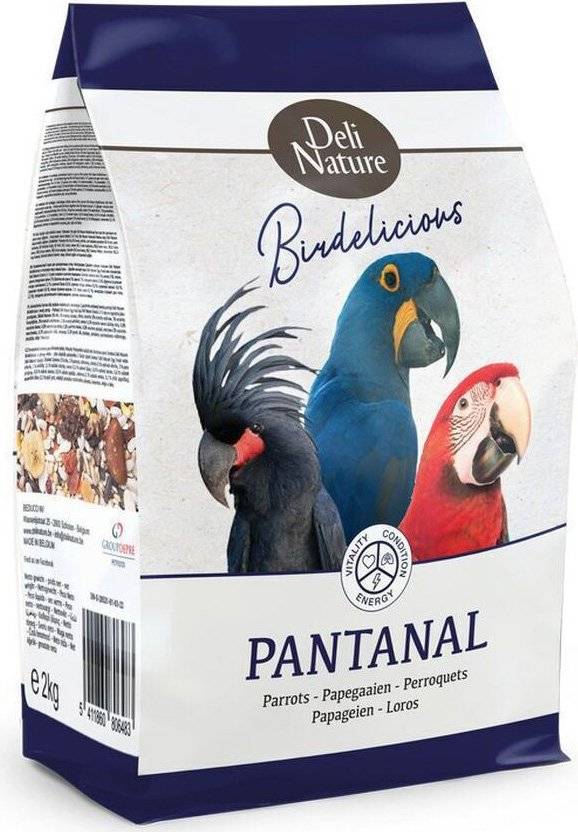 DELI NATURE ΤΡΟΦΗ DELI NATURE BIRDELICIOUS PARROTS PANTANAL (2KG)