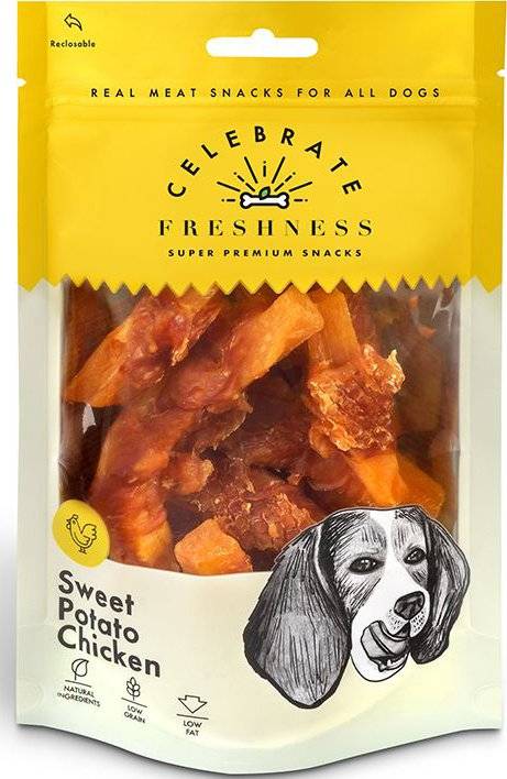 ΣΝΑΚ CELEBRATE FRESHNESS SWEET POTATO CHICKEN (100GR) CELEBRATE FRESHNESS