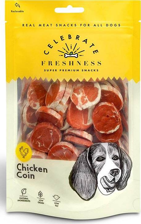 ΣΝΑΚ CELEBRATE FRESHNESS CHICKEN COIN (100GR) CELEBRATE FRESHNESS