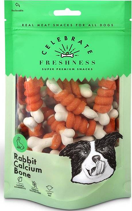 CELEBRATE FRESHNESS ΣΝΑΚ CELEBRATE FRESHNESS GRAIN FREE RABBIT CALCIUM BONE (100GR)