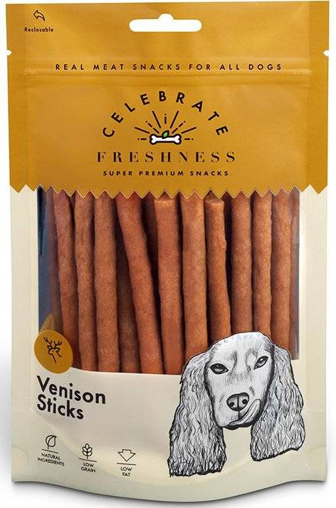 ΣΝΑΚ CELEBRATE FRESHNESS VENISON STICKS (100GR) CELEBRATE FRESHNESS