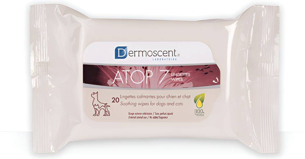 DERMOSCENT ΜΑΝΤΗΛΑΚΙΑ ΚΑΘΑΡΙΣΜΟΥ DERMOSCENT ATOP 7 WIPES (20ΤΜΧ)