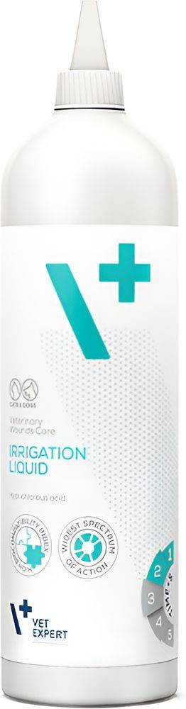 ΥΓΡΟ ΠΛΗΓΩΝ VET EXPERT WOUNDS CARE IRRIGATION LIQUID (500ML) VET EXPERT