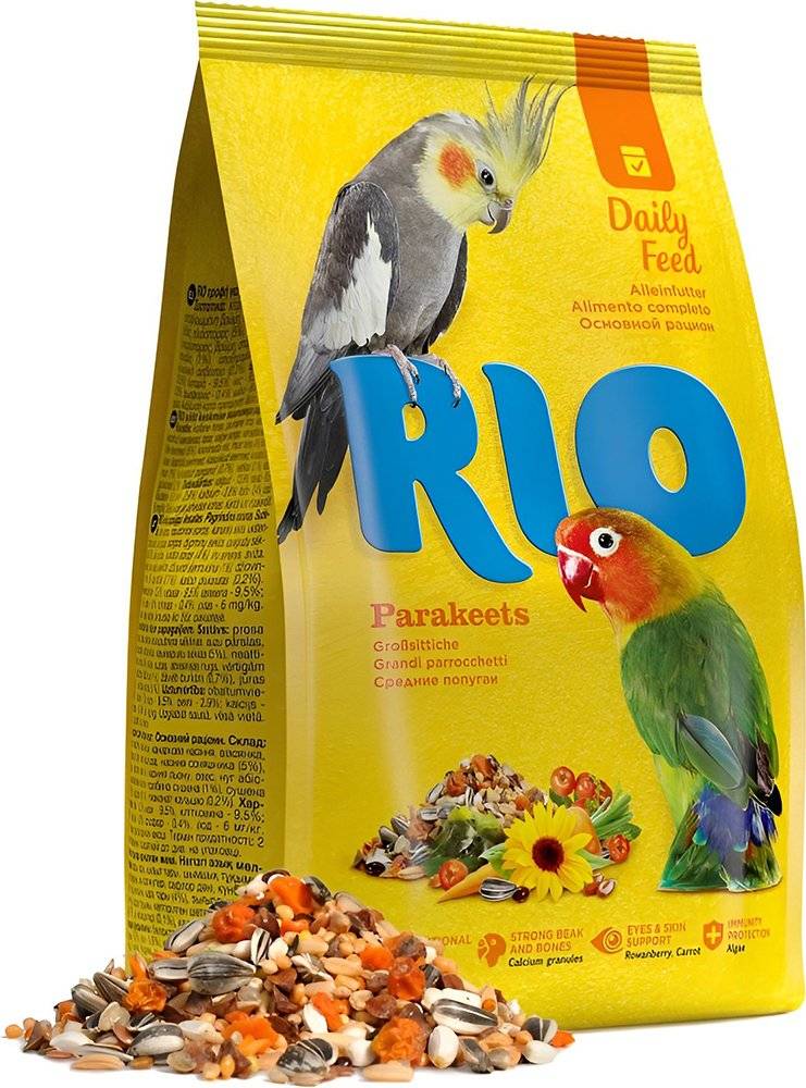 ΤΡΟΦΗ RIO PARAKEETS ΓΙΑ ΜΕΣΑΙΟΥΣ ΠΑΠΑΓΑΛΟΥΣ (1KG)