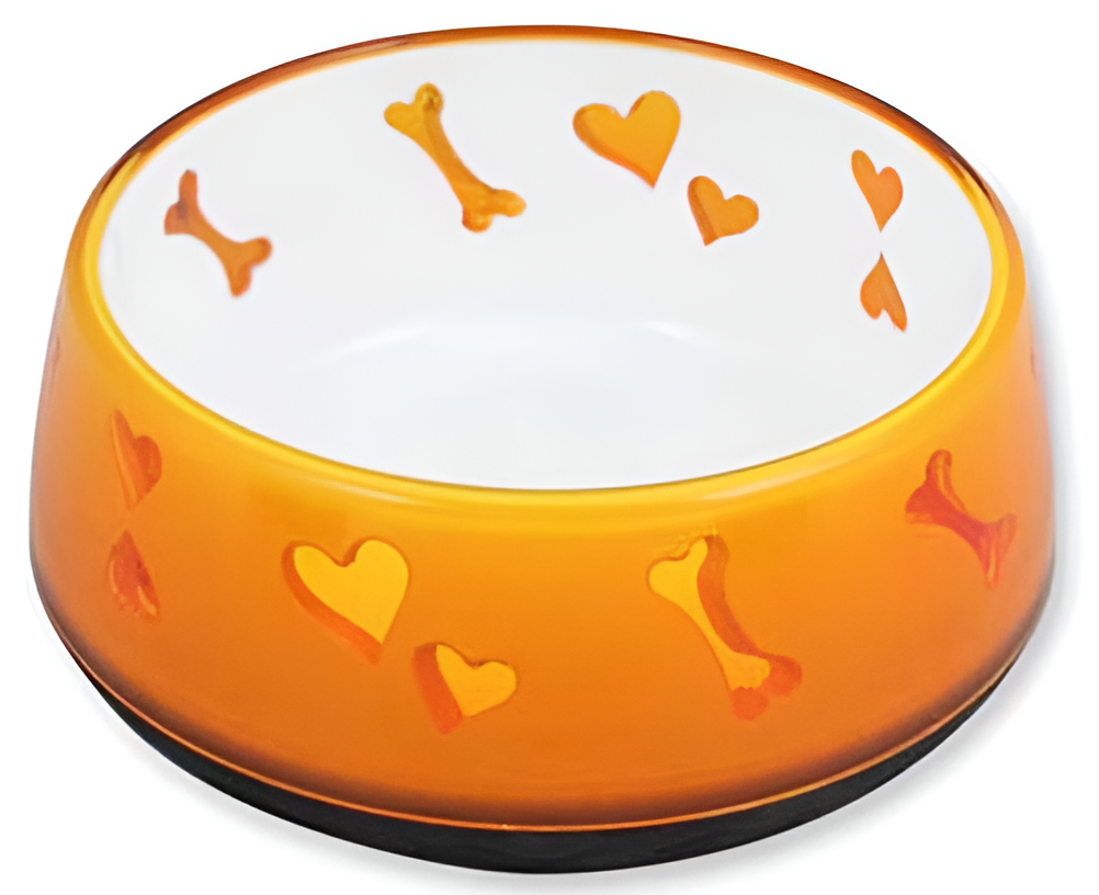 ΜΠΟΛ ΣΚΥΛΟΥ AFP LOVE ΠΟΡΤΟΚΑΛΙ (S/270ML/12X12X5CM)