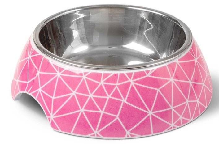 ΜΠΟΛ GLEE RHOMBUS ΜΕΛΑΜΙΝΗΣ ΡΟΖ (Μ/440ML/14X6X17,5CM) GLEE