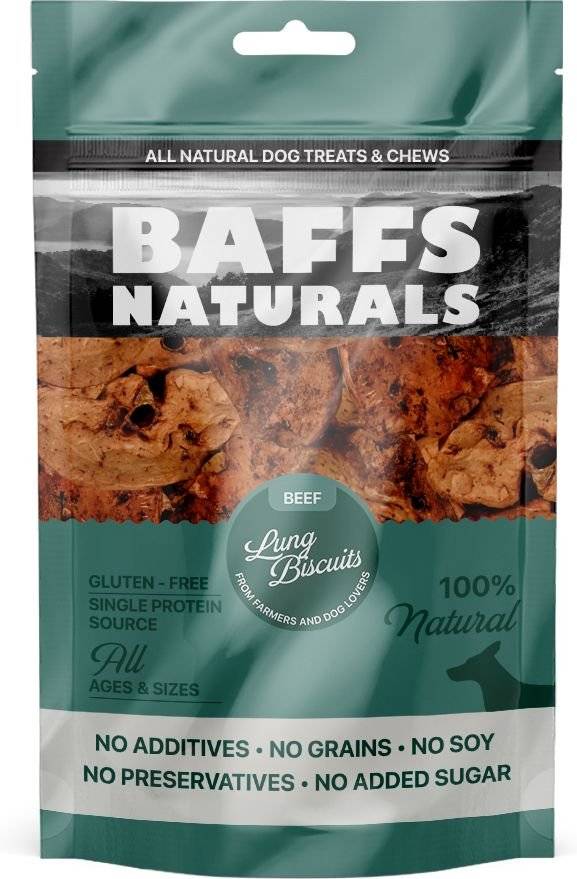 BAFFS NATURALS ΣΝΑΚ BAFFS NATURALS ΜΟΣΧΑΡΙ ΜΠΙΣΚΟΤΑ (100GR)