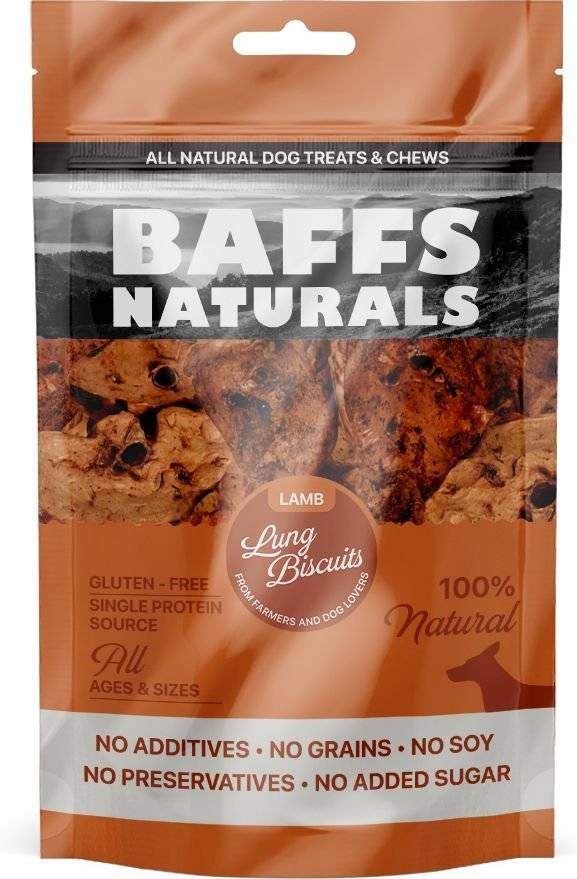 ΣΝΑΚ BAFFS NATURALS ΑΡΝΙ ΜΠΙΣΚΟΤΑ (100GR)