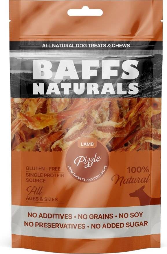 ΣΝΑΚ BAFFS NATURALS PIZZLE ΑΡΝΙ (100GR) BAFFS NATURALS