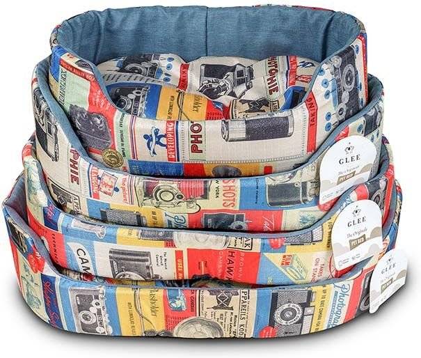 ΚΡΕΒΑΤΙ GLEE ΟΒΑΛ CAMERA ΠΟΛΥΧΡΩΜΟ (55X40X15CM)