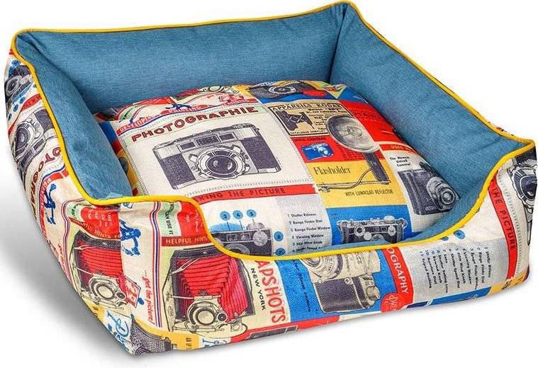 ΚΡΕΒΑΤΙ GLEE ΠΑΡΑΛΛΗΛΟΓΡΑΜΜΟ CAMERA ΠΟΛΥΧΡΩΜΟ (70X60X22CM) GLEE