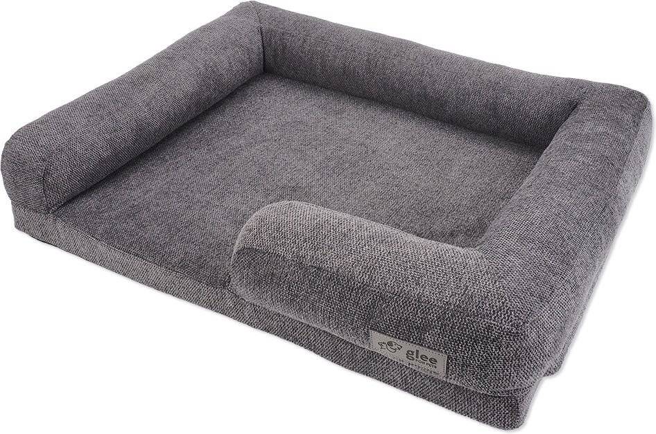 ΚΡΕΒΑΤΙ GLEE GLASGOW ΣΚΟΥΡΟ ΓΚΡΙ S (66X53X14CM) GLEE