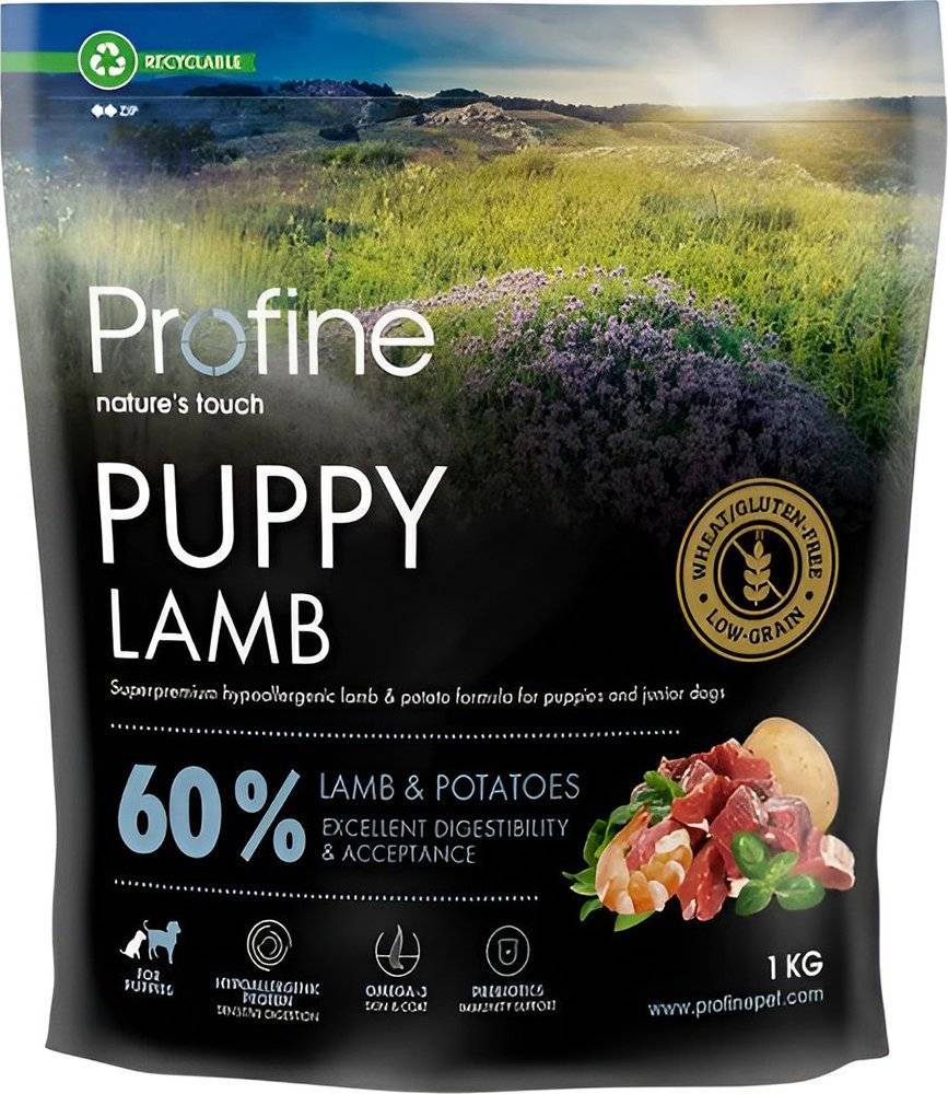 ΤΡΟΦΗ PROFINE PUPPIES ALL BREEDS ΑΡΝΙ - ΠΑΤΑΤΑ (1KG) PROFINE