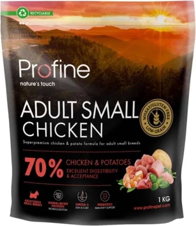 PROFINE ΤΡΟΦΗ PROFINE ADULT SMALL BREED ΚΟΤΟΠΟΥΛΟ - ΠΑΤΑΤΑ (1KG)