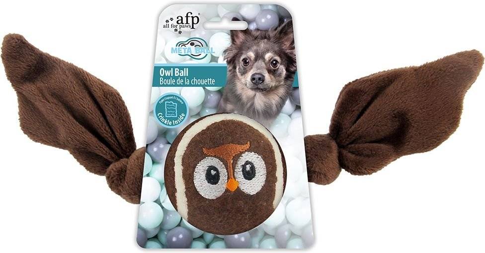 ΠΑΙΧΝΙΔΙ ΣΚΥΛΟΥ AFP META BALL OWL BALL (20X14X1,5CM)