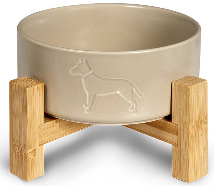 ΜΠΟΛ GLEE ΚΕΡΑΜΙΚΟ ΜΕ ΒΑΣΗ ΓΚΡΙ WOOF S (450ML)