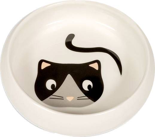 ΜΠΟΛ GLEE WAG ΚΕΡΑΜΙΚΟ ΛΕΥΚΟ ΜΑΥΡΟ (250ML/12X13,5X3,8CM)