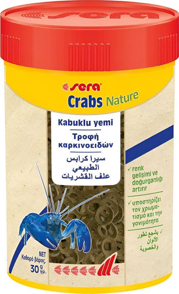 ΤΡΟΦΗ ΚΑΡΚΙΝΟΕΙΔΩΝ SERA CRABS NATURAL (100ML)