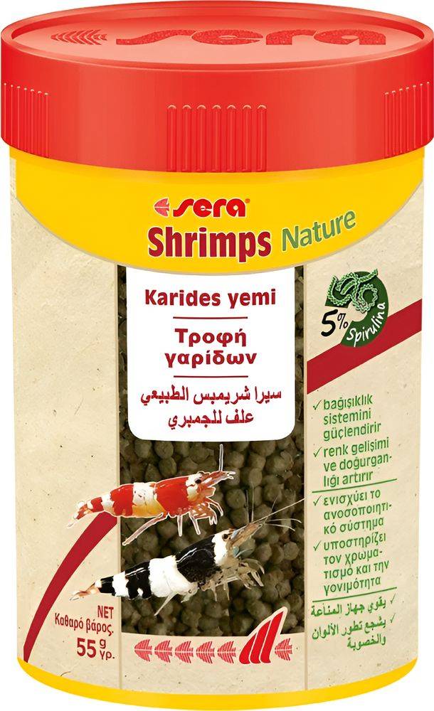 ΤΡΟΦΗ SERA SHRIMPS NATURAL ΓΙΑ ΓΑΡΙΔΕΣ - ΑΣΤΑΚΟΥΣ (100ML) SERA