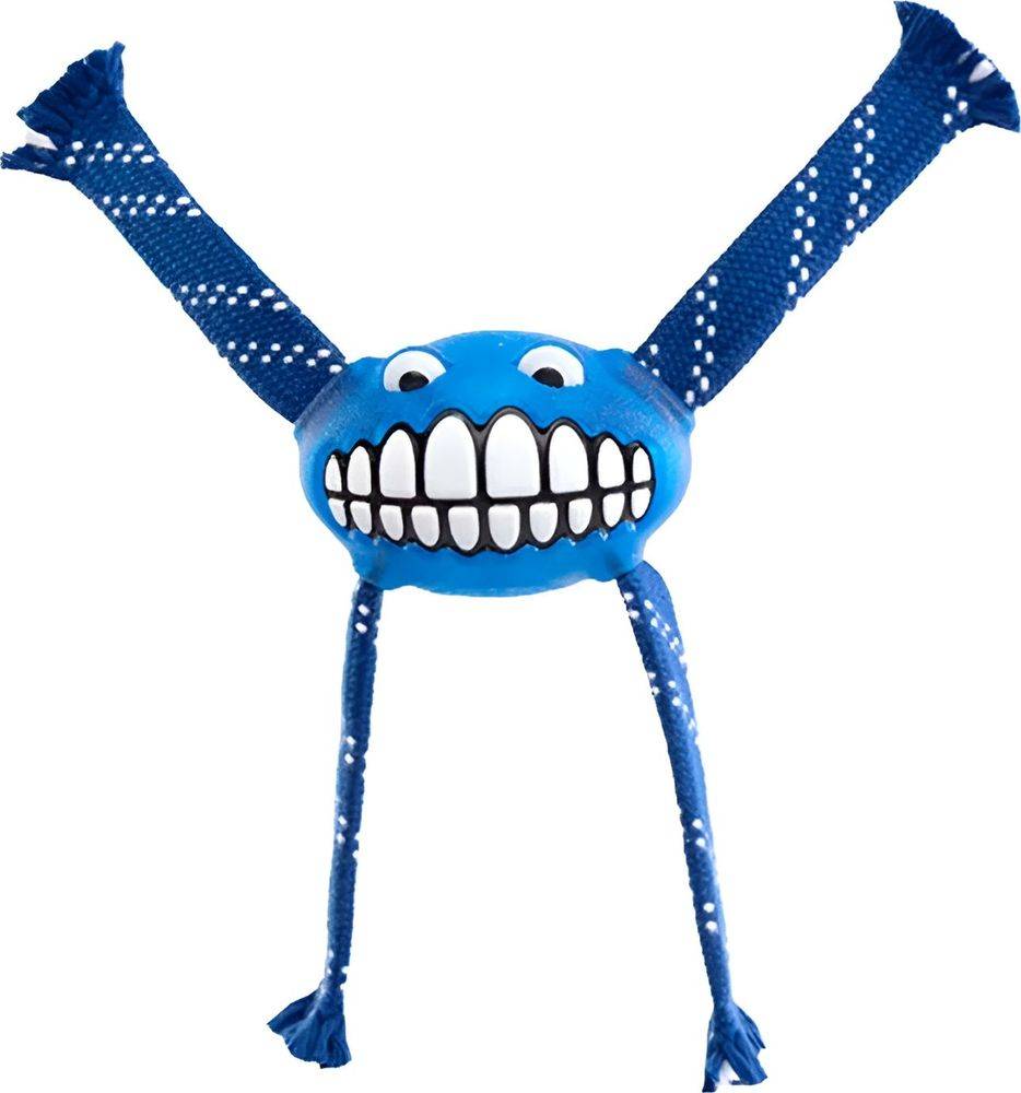 ROGZ ΠΑΙΧΝΙΔΙ ΣΚΥΛΟΥ ROGZ FLOSSY GRINZ ΜΠΛΕ (16,5CM)