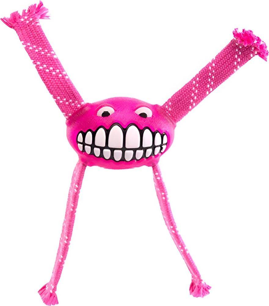 ROGZ ΠΑΙΧΝΙΔΙ ΣΚΥΛΟΥ ROGZ FLOSSY GRINZ ΡΟΖ (16,5CM)
