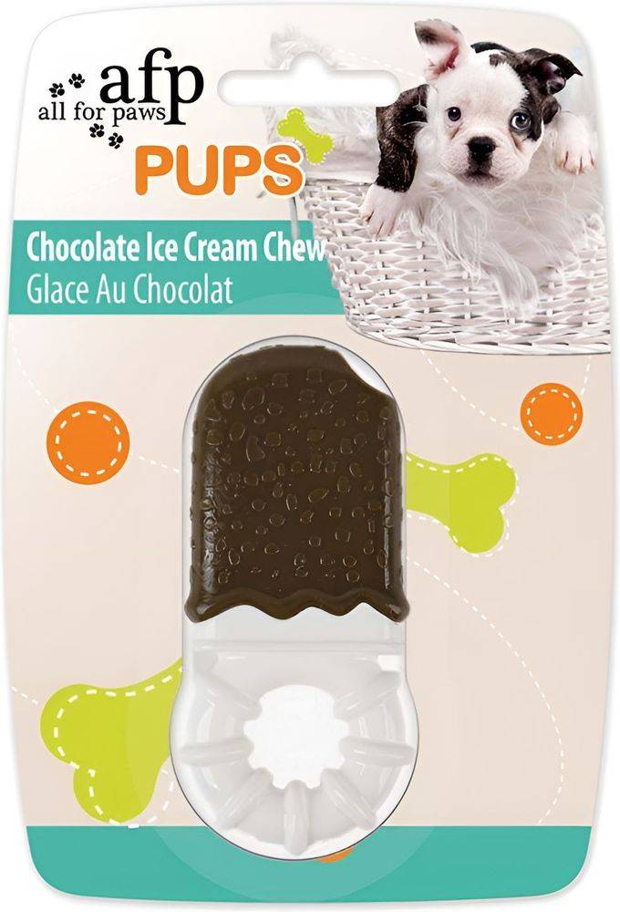 AFP ΠΑΙΧΝΙΔΙ ΣΚΥΛΟΥ AFP CHOCOLATE ICE CREAM CHEW (12X5,5X1,3CM)