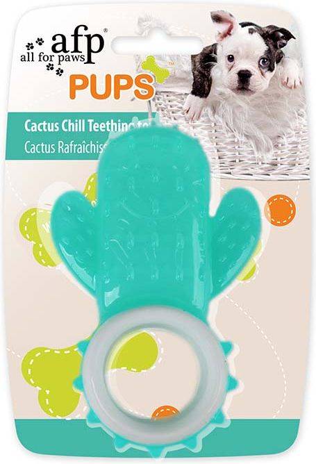 AFP ΠΑΙΧΝΙΔΙ ΣΚΥΛΟΥ AFP PUPS CACTUS CHILL TEETHING (7,5X11,5X4CM)