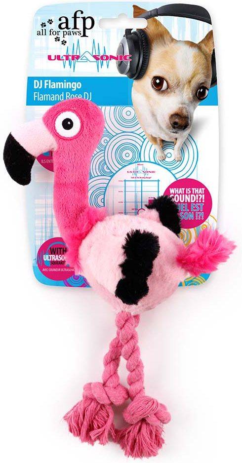 ΠΑΙΧΝΙΔΙ ΣΚΥΛΟΥ AFP ULTRASONIC DJ FLAMINGO (27X22X9CM)