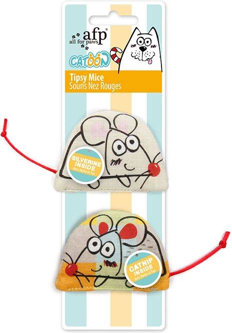 ΠΑΙΧΝΙΔΙ ΓΑΤΑΣ AFP TIPSY MICE (5X12X1CM)