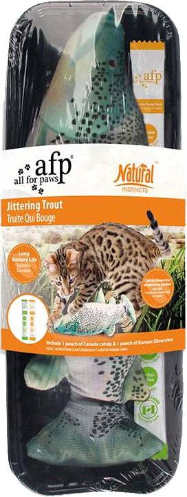 AFP ΠΑΙΧΝΙΔΙ ΓΑΤΑΣ AFP INSTINCTS FISH TROUT (28X12X5,5CM)