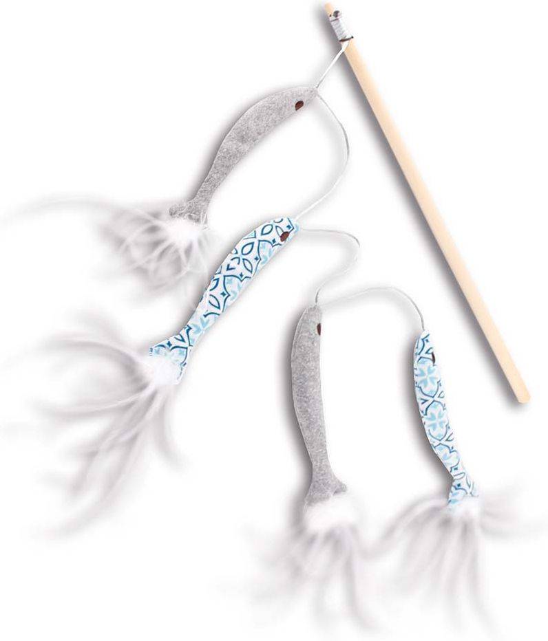 AFP ΠΑΙΧΝΙΔΙ ΓΑΤΑΣ AFP VINTAGE FISH WAND (120X2,5X1,5CM)