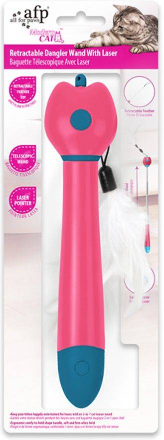 ΠΑΙΧΝΙΔΙ ΓΑΤΑΣ AFP MODERN CAT ΜΕ ΑΝΑΣΥΡΟΜΕΝΟ ΑΚΡΟ ΚΑΙ LASER (18X5X3CM)