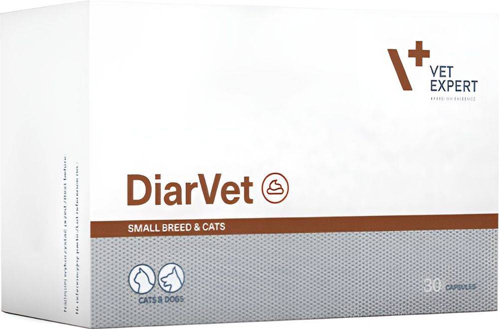 ΣΥΜΠΛΗΡΩΜΑ ΔΙΑΤΡΟΦΗΣ VET EXPERT DIARVET SMALL BREEDS - CATS (30ΚΑΨΟΥΛΕΣ) VET EXPERT