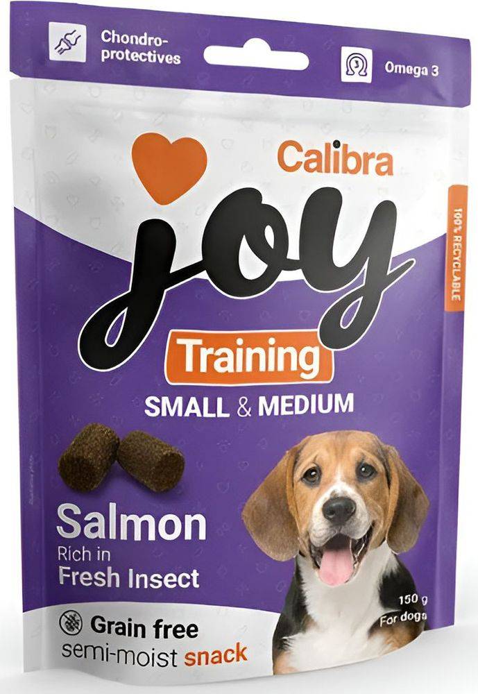ΛΙΧΟΥΔΙΑ ΣΚΥΛΟΥ CALIBRA JOY DOG TRAINING ΣΟΛΟΜΟΣ - ENTOMA (150GR) CALIBRA