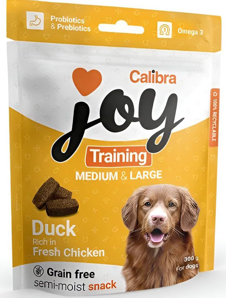 CALIBRA ΛΙΧΟΥΔΙΑ ΣΚΥΛΟΥ CALIBRA JOY DOG TRAINING ΠΑΠΙΑ - ΚΟΤΟΠΟΥΛΟ (300GR)