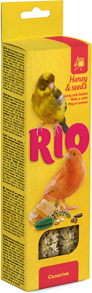 RIO STICKS RIO HEALTHY SEEDS ΜΕ ΜΕΛΙ ΓΙΑ ΚΑΝΑΡΙΝΙΑ (2ΤΜΧ)
