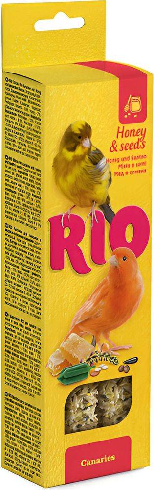 RIO STICKS RIO HEALTHY SEEDS ΜΕ ΜΕΛΙ ΓΙΑ ΚΑΝΑΡΙΝΙΑ (2ΤΜΧ)