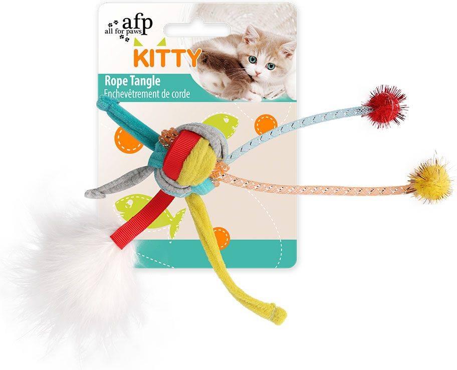 ΠΑΙΧΝΙΔΙ ΓΑΤΑΣ AFP ROPE TANGLE (20X4,5X4,5CM) AFP
