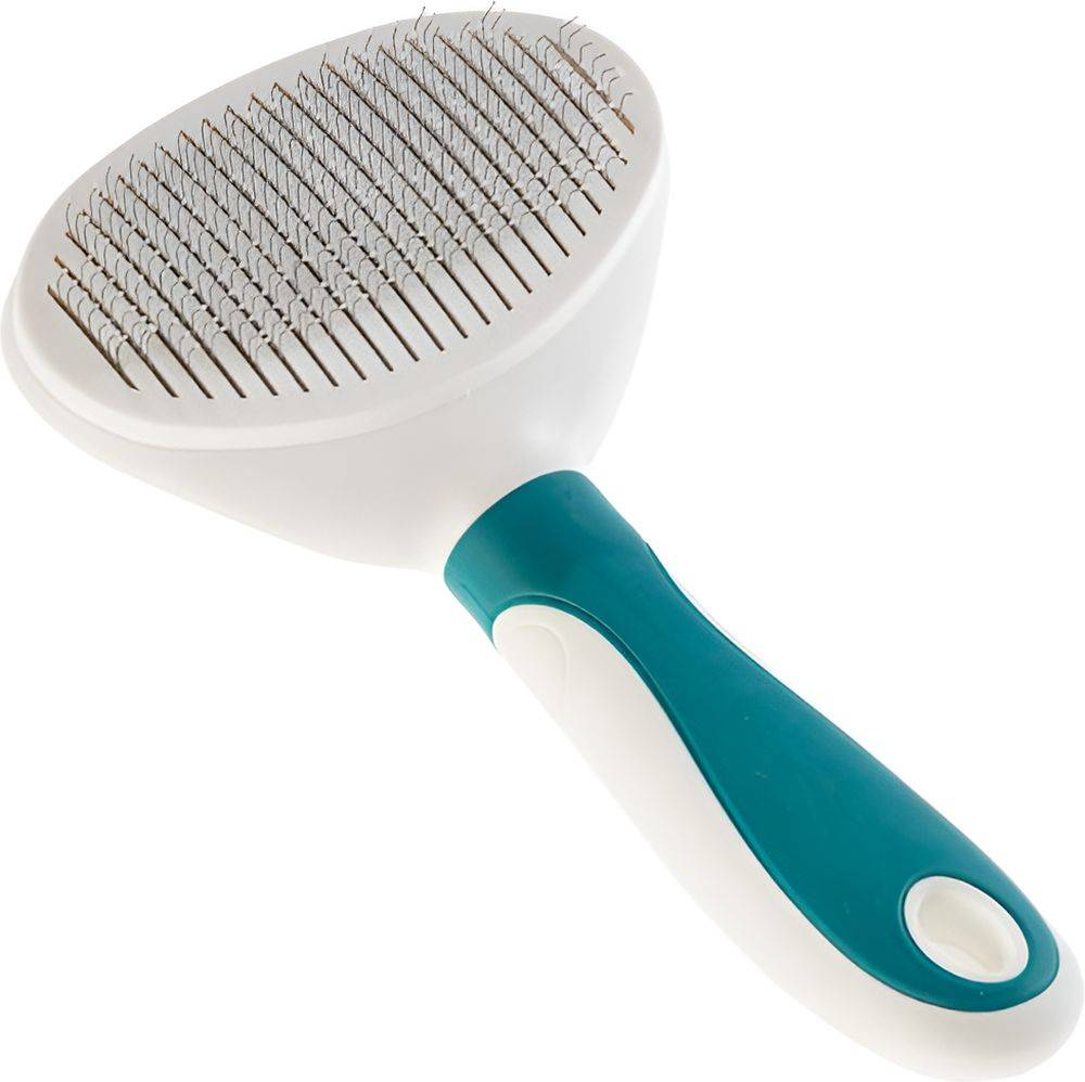 ΒΟΥΡΤΣΑ GIMDOG SLICKER BRUSH WITH HAIR REMOVER (11X19,5 CM) GIMDOG