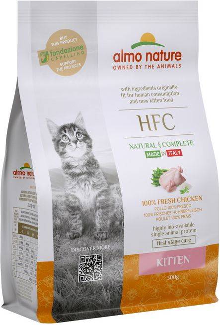 ΞΗΡΑ ΤΡΟΦΗ ΓΑΤΑΣ ALMO NATURE HFC KITTEN ΚΟΤΟΠΟΥΛΟ (300GR) ALMO NATURE