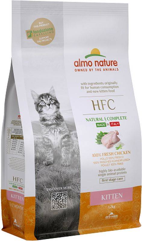 ΞΗΡΑ ΤΡΟΦΗ ΓΑΤΑΣ ALMO NATURE HFC KITTEN ΚΟΤΟΠΟΥΛΟ (1,2KG)