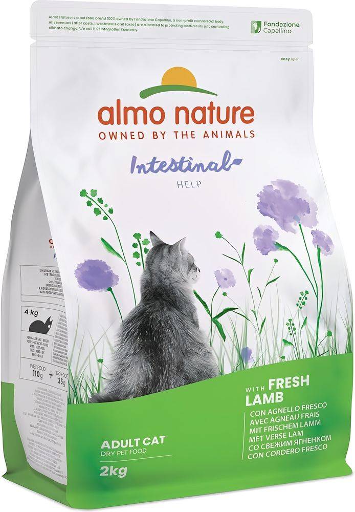ALMO NATURE ΞΗΡΑ ΤΡΟΦΗ ΓΑΤΑΣ ALMO NATURE HOLISTIC INSTESTINAL ΑΡΝΙ (2KG)