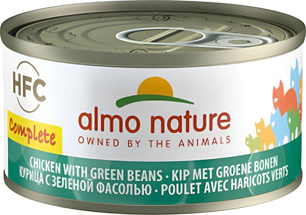 ΚΟΝΣΕΡΒΑ ΓΑΤΑΣ ALMO NATURE ΚΟΤΟΠΟΥΛΟ - ΦΑΣΟΛΑΚΙΑ ΣΕ ΖΩΜΟ (70GR) ALMO NATURE