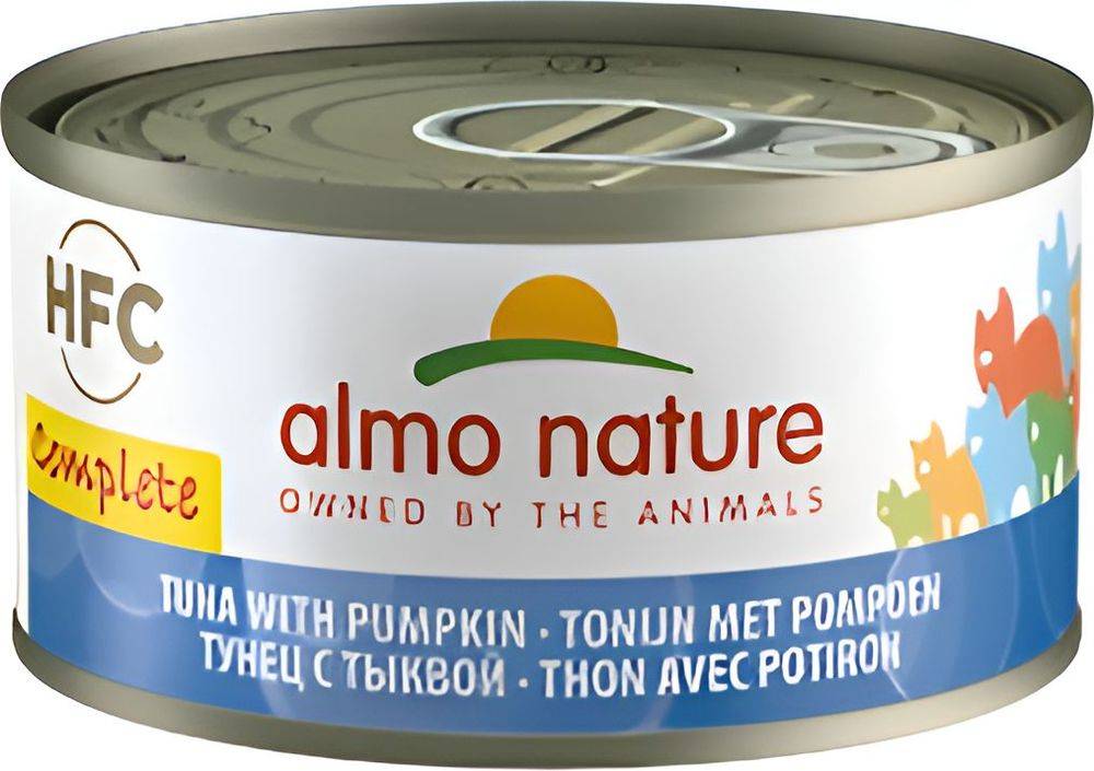 ΚΟΝΣΕΡΒΑ ΓΑΤΑΣ ALMO NATURE ΦΙΛΕΤΟ ΤΟΝΟΥ ΜΕ ΚΟΛΟΚΥΘΑ ΣΕ ΖΩΜΟ (70GR)