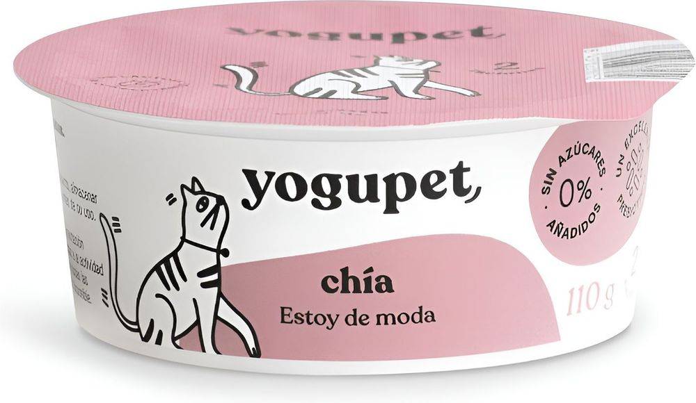 ΓΙΑΟΥΡΤΙ ΓΑΤΑΣ YOGUPET CLASSIC ΜΕ ΣΠΟΡΟΥΣ CHIA (110GR) YOGUPET