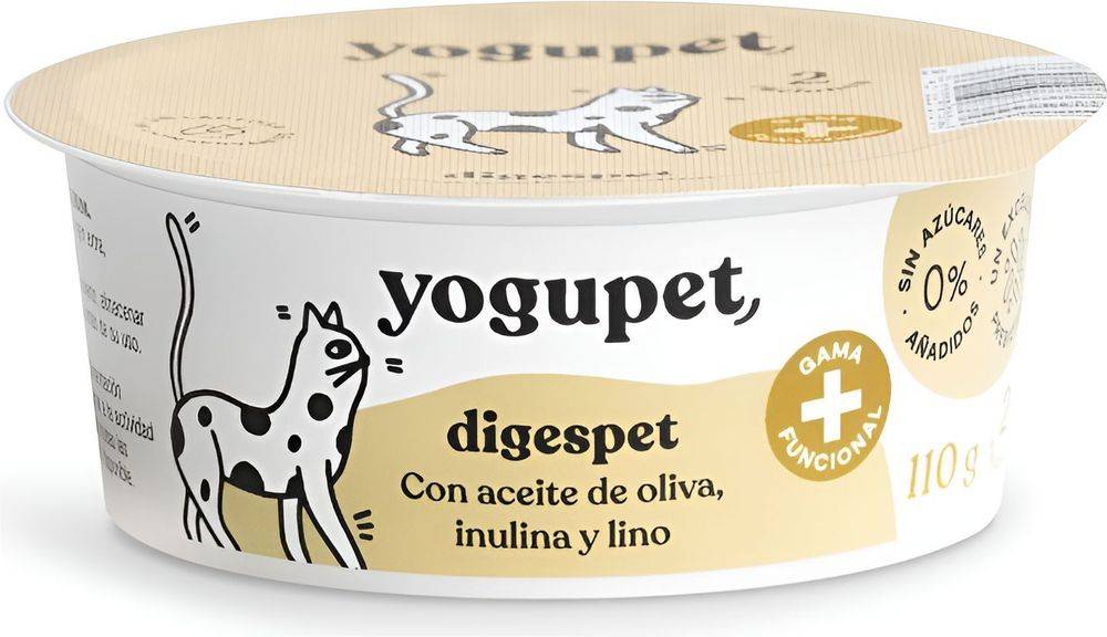 ΓΙΑΟΥΡΤΙ ΓΑΤΑΣ YOGUPET FUNCTIONAL DIGESPET ΜΕ ΛΙΝΑΡΟΣΠΟΡΟ (110GR) YOGUPET