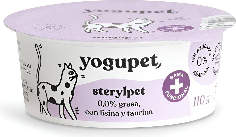 ΓΙΑΟΥΡΤΙ ΓΑΤΑΣ YOGUPET FUNCTIONAL STERYLPE ΜΕ ΒΥΝΗ (110GR) YOGUPET